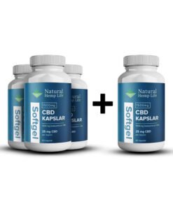 4 for 3 – CBD Kapsler 1500mg