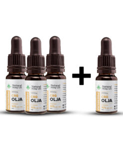 4 for 3 – CBG Olie 10%