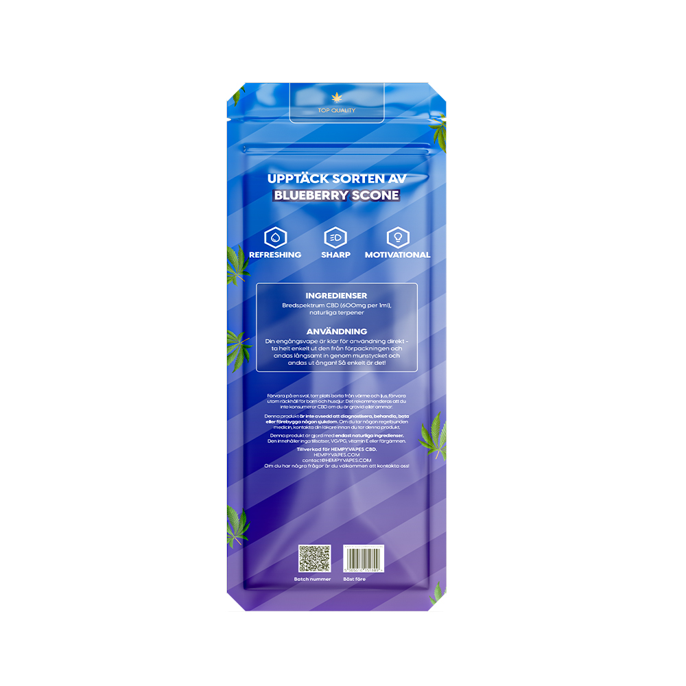 Hempyvapes Blueberry Scone 5