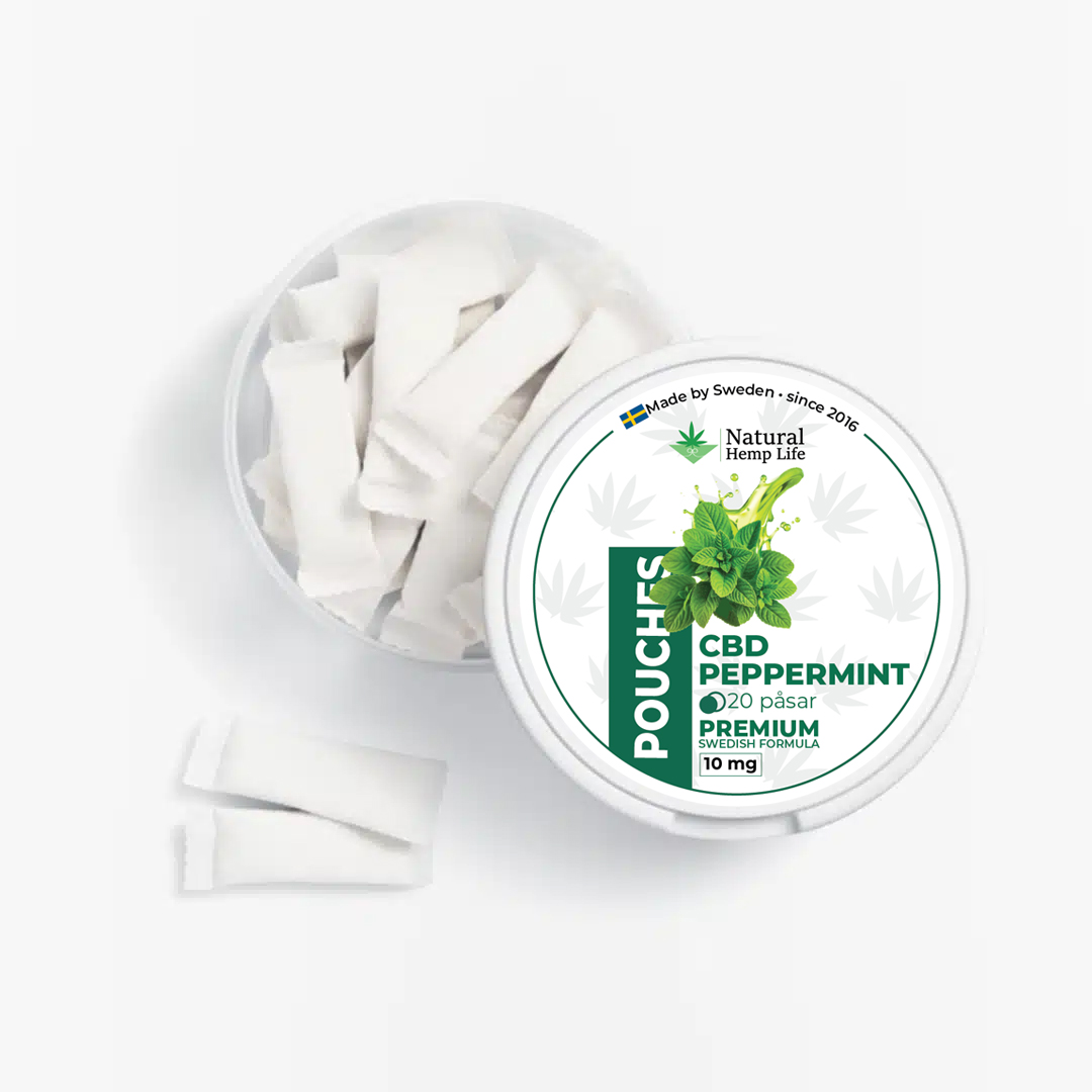CBD Pouches Peppermint DÃ¥se